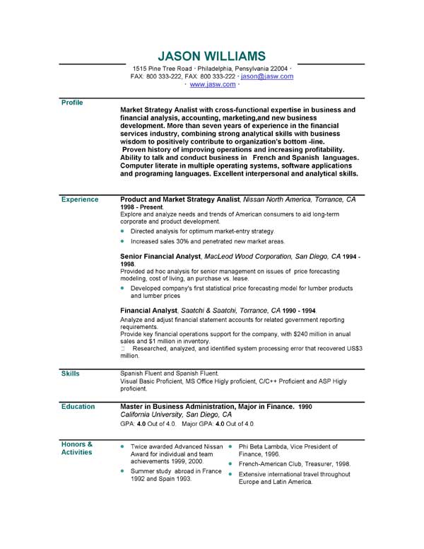 85 FREE Sample Resumes by EasyJob