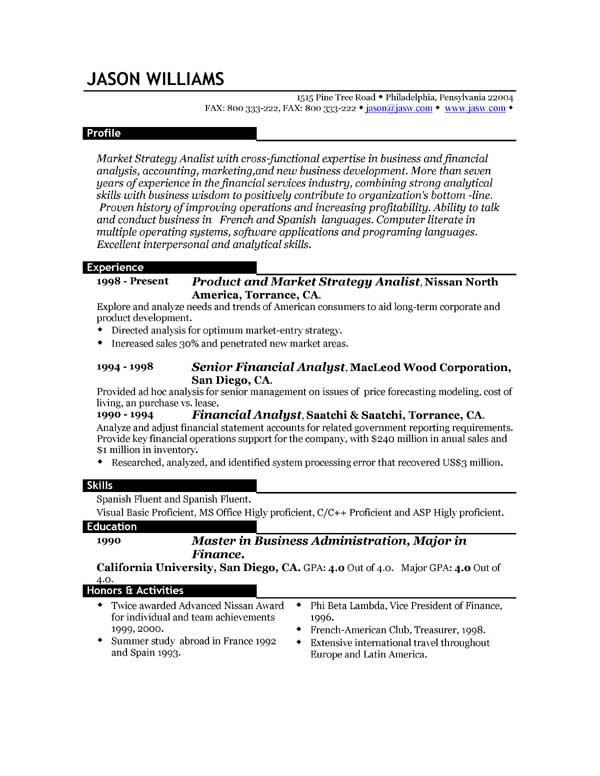 85 FREE Sample Resumes by EasyJob