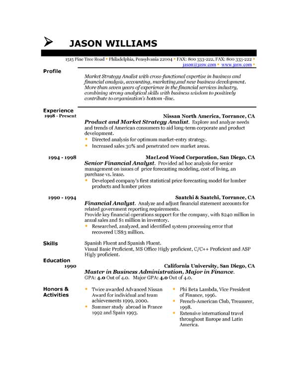 Examples Of Resumes Uk 