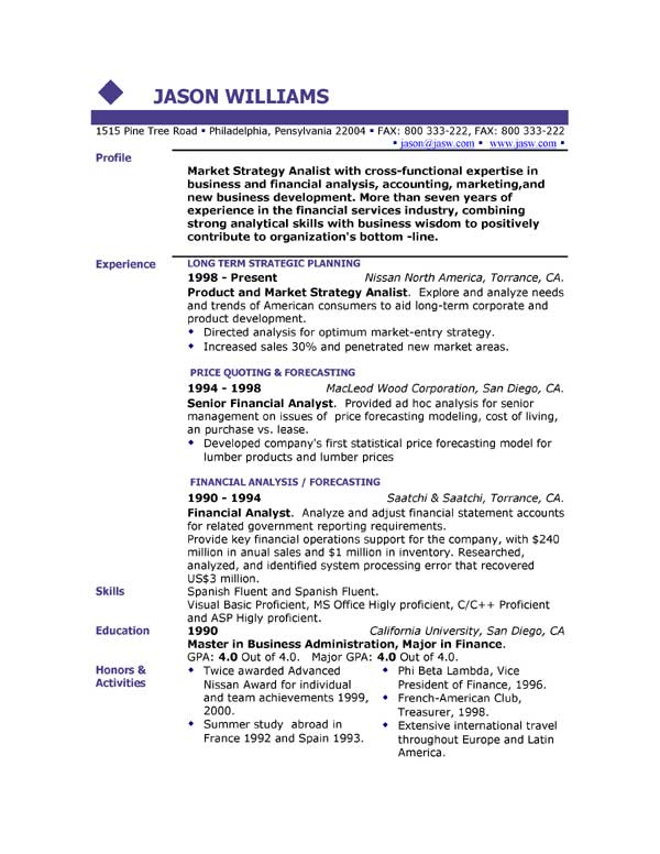 85 free sample resumes by easyjob long and consistent sample resume ...