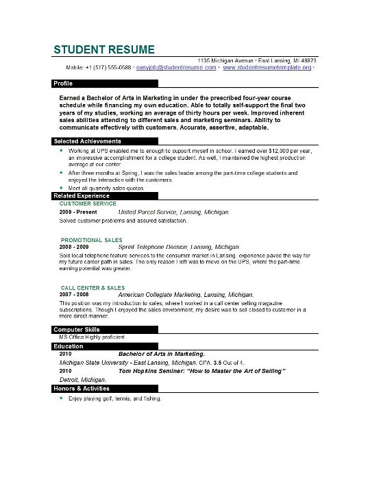 Resume sales consumer products boston