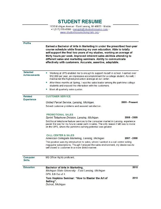 new grad resume samples